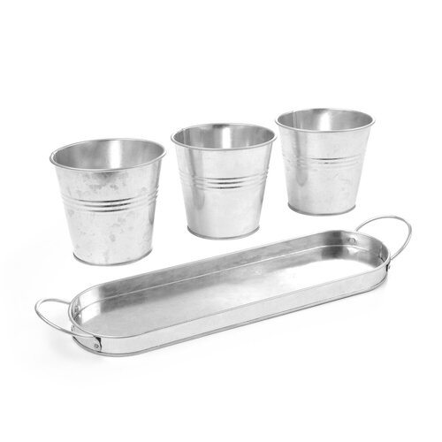 Hendi 3 buckets with tray Hendi 3 buckets with tray