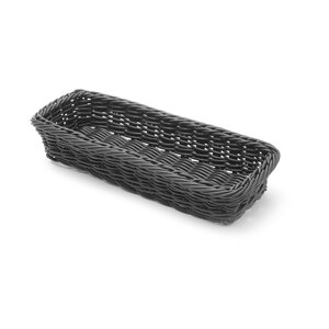 Hendi Koszyk na sztućce czarny 270x100x45 mm Hendi Koszyk na sztućce czarny 270x100x45 mm