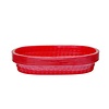 Hendi Koszyk do pieczywa owalny 275x175x(h)38mm, czerwony (6 szt.)