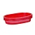 Hendi Koszyk do pieczywa owalny 275x175x(h)38mm, czerwony (6 szt.)