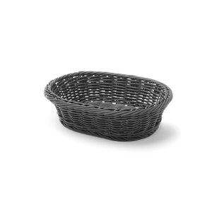 Hendi Koszyk owalny czarny 250x190x65 mm Hendi Koszyk owalny czarny 250x190x65 mm