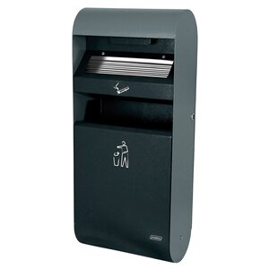 Hendi Wall-mounted ashtray 3l - with a basket 14l