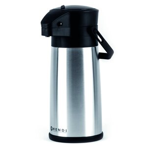 Hendi Termos z pompką 2,2 L ze stali nierdzewnej Hendi Termos z pompką 2,2 L ze stali nierdzewnej