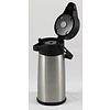 Hendi Stainless Steel Vaccum Flask with Pump 2,2 L