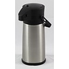 Hendi Stainless Steel Vaccum Flask with Pump 2,2 L