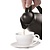 Hendi Polypropylene Insulated Jug 1 L with Glass Inner, Black