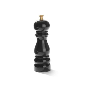 Hendi Wooden Salt Mill 180 mm, Black Gloss Hendi Wooden Salt Mill 180 mm, Black Gloss