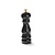 Hendi Wooden Salt Mill 180 mm, Black Gloss