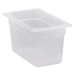 Cambro Pojemnik CAMBRO GN 1/4 z przezroczystego polipropylenu 3,7 l Cambro Pojemnik CAMBRO GN 1/4 z przezroczystego polipropylenu 3,7 l