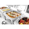 Hendi Pasta Chafing Dish with Full Hinged Cover 9 L GN 1/1 Hendi Pasta Chafing Dish with Full Hinged Cover 9 L GN 1/1