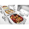 Hendi Pasta Chafing Dish with Full Hinged Cover 9 L GN 1/1 Hendi Pasta Chafing Dish with Full Hinged Cover 9 L GN 1/1