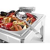 Hendi Pasta Chafing Dish with Full Hinged Cover 4 L GN 1/2 Hendi Pasta Chafing Dish with Full Hinged Cover 4 L GN 1/2