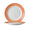 Arcoroc Shallow Plate, Ø195 mm, Brush, Orange (Pack of 6)
