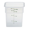 Cambro CAMBRO CamSquare® 3.8 l transparent polypropylene food container