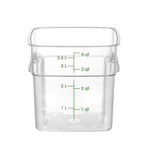 Cambro Pojemnik na żywność CamSquares Fresh Pro 3,8L, 191x191x(h)183mm, transparentny Cambro Pojemnik na żywność CamSquares Fresh Pro 3,8L, 191x191x(h)183mm, transparentny