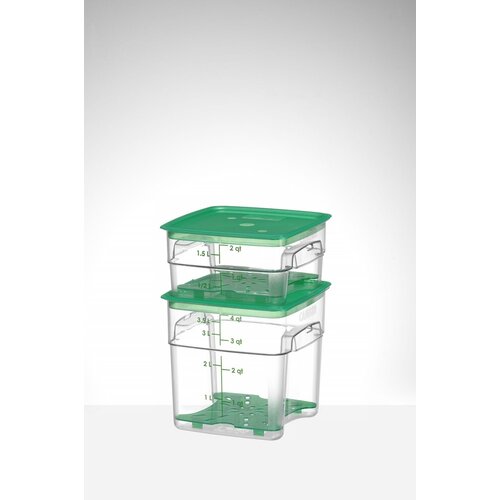 Cambro Pojemnik na żywność CamSquares Fresh Pro 3,8L, 191x191x(h)183mm, transparentny Cambro Pojemnik na żywność CamSquares Fresh Pro 3,8L, 191x191x(h)183mm, transparentny