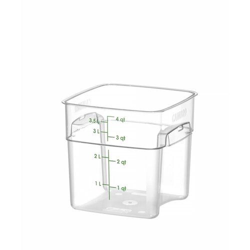 Cambro Pojemnik na żywność CamSquares Fresh Pro 3,8L, 191x191x(h)183mm, transparentny Cambro Pojemnik na żywność CamSquares Fresh Pro 3,8L, 191x191x(h)183mm, transparentny