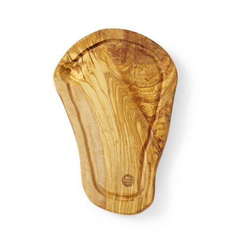 Hendi Deska do serwowania z drewna oliwnego z rowkiem 300x210x(h)18 mm Hendi Deska do serwowania z drewna oliwnego z rowkiem 300x210x(h)18 mm
