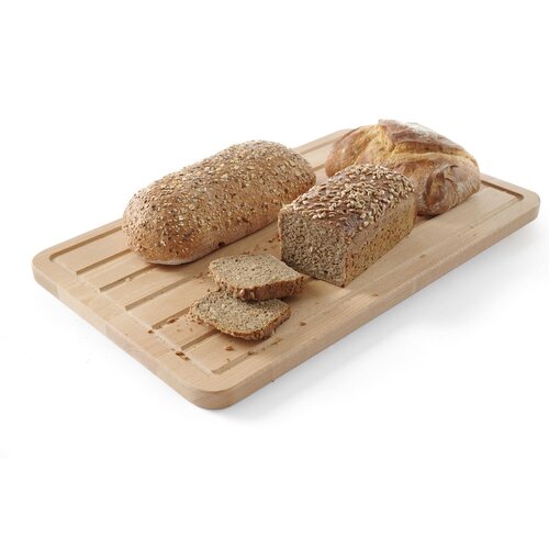 Hendi Deska do krojenia z drewna bukowego GN 1/1 beżowa z wycięciem Hendi Deska do krojenia z drewna bukowego GN 1/1 beżowa z wycięciem