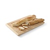 Hendi Deska do krojenia pieczywa z drewna bukowego 322 x 475 mm beżowa z wycięciem Hendi Deska do krojenia pieczywa z drewna bukowego 322 x 475 mm beżowa z wycięciem