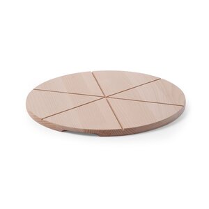Hendi Deska pod pizzę drewniana - śr. 350 mm, dzielona na 6 Hendi Deska pod pizzę drewniana - śr. 350 mm, dzielona na 6