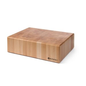 Hendi Butcher block wooden without base, dim. 500x400x150 mm Hendi Butcher block wooden without base, dim. 500x400x150 mm