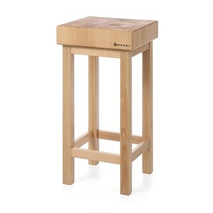 Hendi Kloc masarski - drewniany, na podstawie drewnianej, o wym. 500x400x200 mm