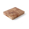 Hendi Deska do krojenia HACCP z drewna 265 x 265 mm beżowa z uchwytem
