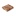 Hendi Deska do krojenia HACCP z drewna 325 x 265 mm beżowa z uchwytem