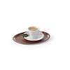 Hendi Wood Oval Non-Slip Serving Tray 265 x 200 mm Brown