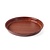 Hendi Wood Round Non-Slip Serving Tray Ø 360 mm with Rim Brown