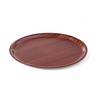 Hendi Wood Round Non-Slip Serving Tray Ø 380 mm Brown