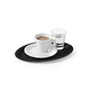 Hendi Polyester Oval Non-Slip Serving Tray 230 x 160 mm Black
