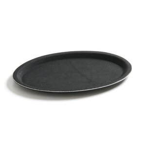 Hendi Polyester Oval Non-Slip Serving Tray 265 x 200 mm Black Hendi Polyester Oval Non-Slip Serving Tray 265 x 200 mm Black