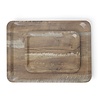 Hendi Melamine Rectangular Serving Tray 350 x 240 mm Brown