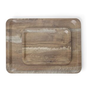 Hendi Melamine Rectangular Serving Tray 350 x 240 mm Brown Hendi Melamine Rectangular Serving Tray 350 x 240 mm Brown