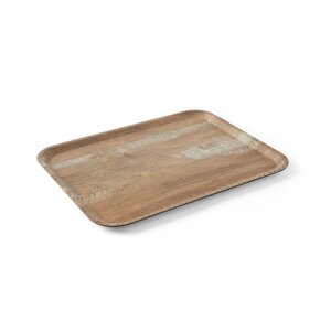 Hendi Prostokątna taca do serwowania 530 x 370 mm z melaminy, jasnobeżowa