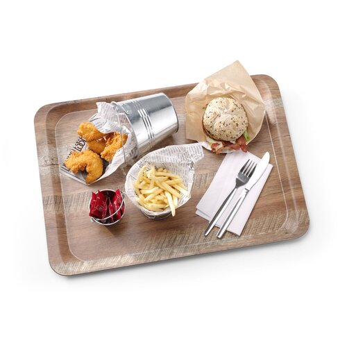 Hendi Melamine Serving Tray 530 x 370 mm Light Beige Hendi Melamine Serving Tray 530 x 370 mm Light Beige
