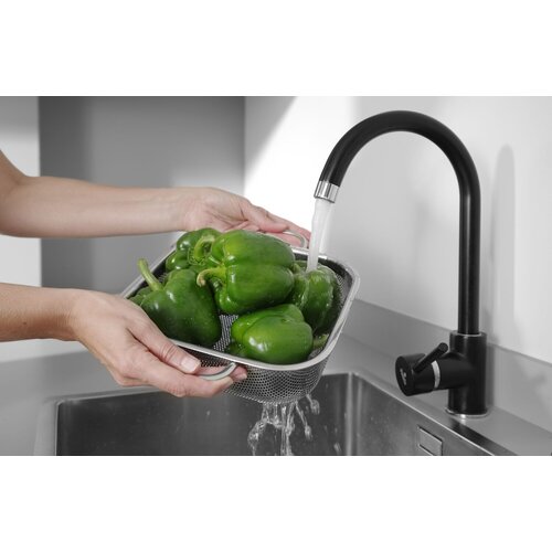 Hendi Wanna cedzakowa, kwadratowa - 218x218x(H)70 mm Hendi Wanna cedzakowa, kwadratowa - 218x218x(H)70 mm