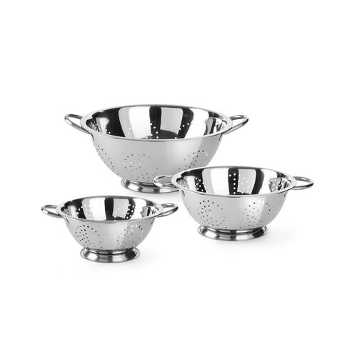 Hendi Wanna cedzakowa ze stali nierdzewnej - średnica 340mm