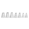 Hendi Piping Tube corrugated, steel - set of 7