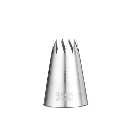 Hendi Końcówki do rękawów karbowane, stalowe - zestaw 7szt