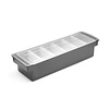 BarUp Pojemnik barmański na dodatki do drinków - 6 wkładów 480x150x(h)100mm