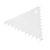 Hendi Skrobka cukiernicza trójkątna szeroka- grzebień 110x110 mm, zestaw 6 szt. Hendi Skrobka cukiernicza trójkątna szeroka- grzebień 110x110 mm, zestaw 6 szt.