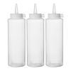 Hendi Clear Squeeze Sauce Bottle 0,2 L (Pack of 3)