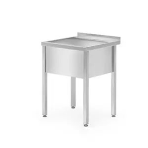 Hendi Table with a single-chamber pool, chamber height h = 300 mm, dimensions 600x600x850 mm Hendi Table with a single-chamber pool, chamber height h = 300 mm, dimensions 600x600x850 mm