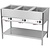 RM GASTRO Floor model Electric Bain Marie, 3-Chamber with Drain Tap, GN 1/1, 2,1 kW
