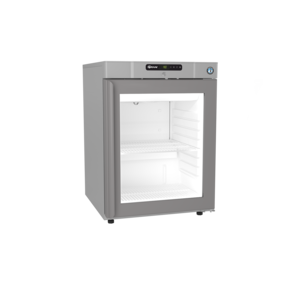 Gram Zamrażarka z drzwiami uchylnymi od -19 do -5°C, 150W, srebrna