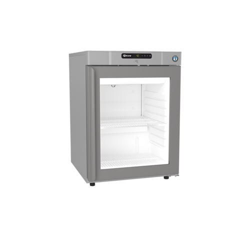 Gram Chłodziarka barowa z drzwiami uchylnymi od 1 do 12°C, 100W, srebrna Gram Chłodziarka barowa z drzwiami uchylnymi od 1 do 12°C, 100W, srebrna