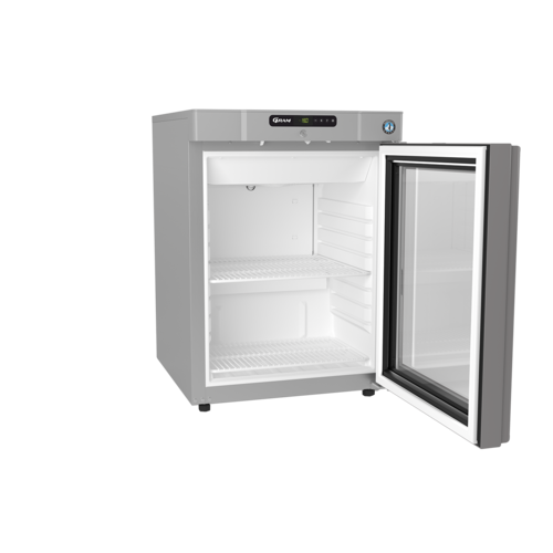 Gram Zamrażarka z drzwiami uchylnymi od -19 do -5°C, 150W, srebrna